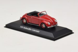 Volkswagen Hebmuller Cabriolet Röd Maxichamps 1:43 940052131 Metall — bild 3 av 5