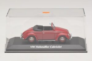 Volkswagen Hebmuller Cabriolet Röd Maxichamps 1:43 940052131 Metall — bild 4 av 5