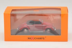 Volkswagen Hebmuller Cabriolet Röd Maxichamps 1:43 940052131 Metall — bild 5 av 5