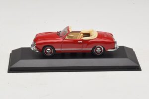 Volkswagen Karmann Ghia Cabriolet Mörkröd Minichamps 1:43 5032 Metall