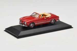 Volkswagen Karmann Ghia Cabriolet Mörkröd Minichamps 1:43 5032 Metall — bild 2 av 5