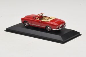 Volkswagen Karmann Ghia Cabriolet Mörkröd Minichamps 1:43 5032 Metall — bild 3 av 5