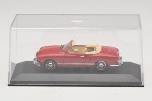 Volkswagen Karmann Ghia Cabriolet Mörkröd Minichamps 1:43 5032 Metall — bild 4 av 5