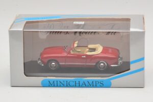 Volkswagen Karmann Ghia Cabriolet Mörkröd Minichamps 1:43 5032 Metall — bild 5 av 5