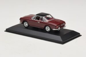 Volkswagen Karmann Ghia Röd Med Svart Tak Minichamps 1:43 GHIA002 Metall — bild 3 av 5