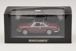 Volkswagen Karmann Ghia Röd Med Svart Tak Minichamps 1:43 GHIA002 Metall — bild 5 av 5