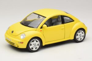 Volkswagen New Beetle A4 Gul Bburago 1:18 3302 Metall