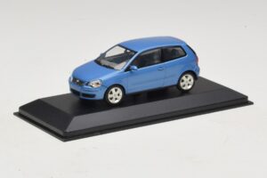 Volkswagen Polo 9N3 Blå Minichamps 1:43 POLO001 Metall — bild 2 av 5