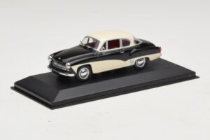 Wartburg A311 Mörkblå Vit Minichamps 1:43 WARBURG001 Metall — bild 2 av 5