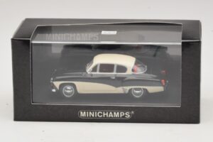 Wartburg A311 Mörkblå Vit Minichamps 1:43 WARBURG001 Metall — bild 5 av 5